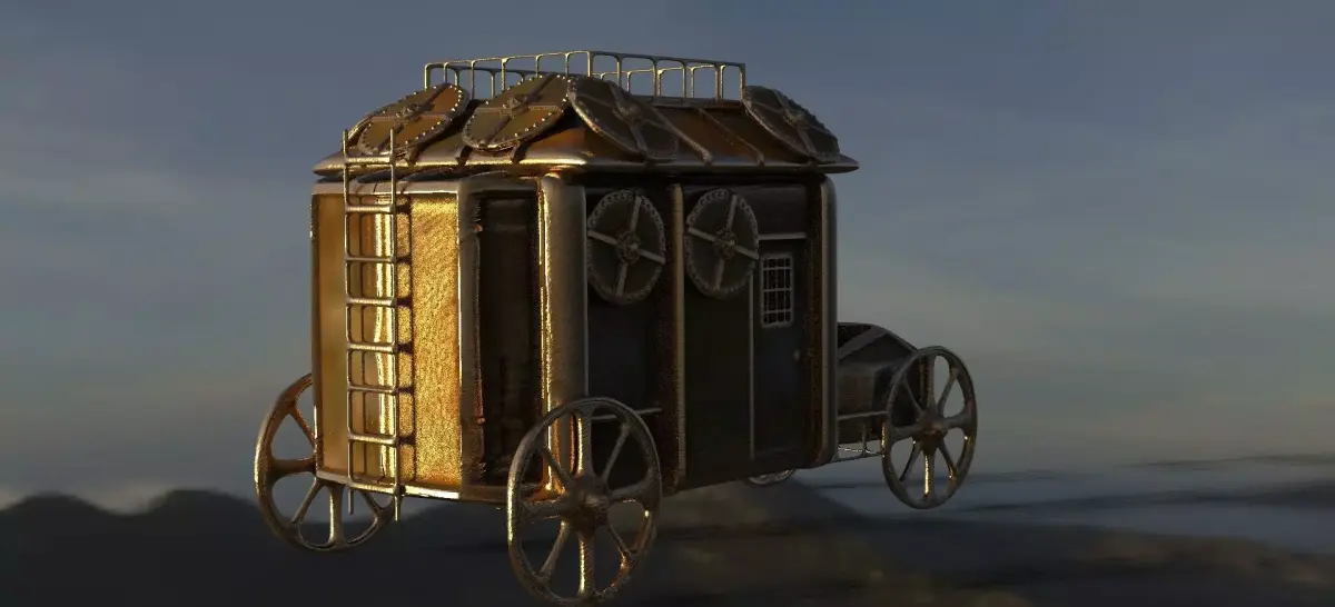 Stage Coach Armored 3D model
