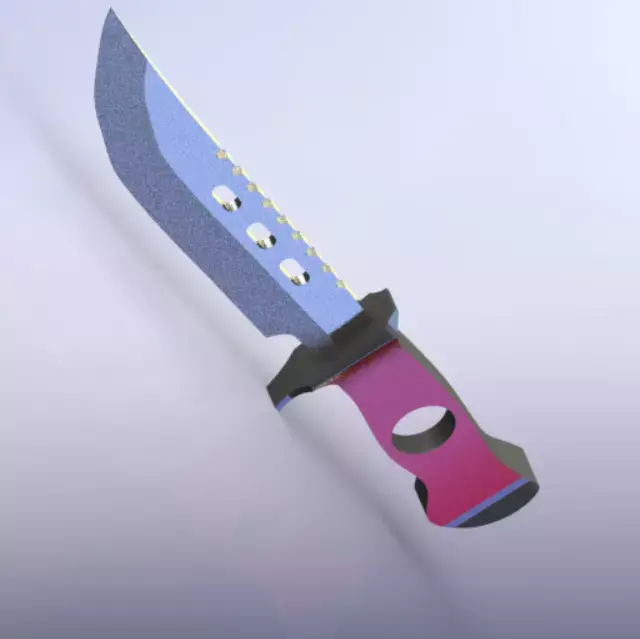 Knife Columbia 3D model