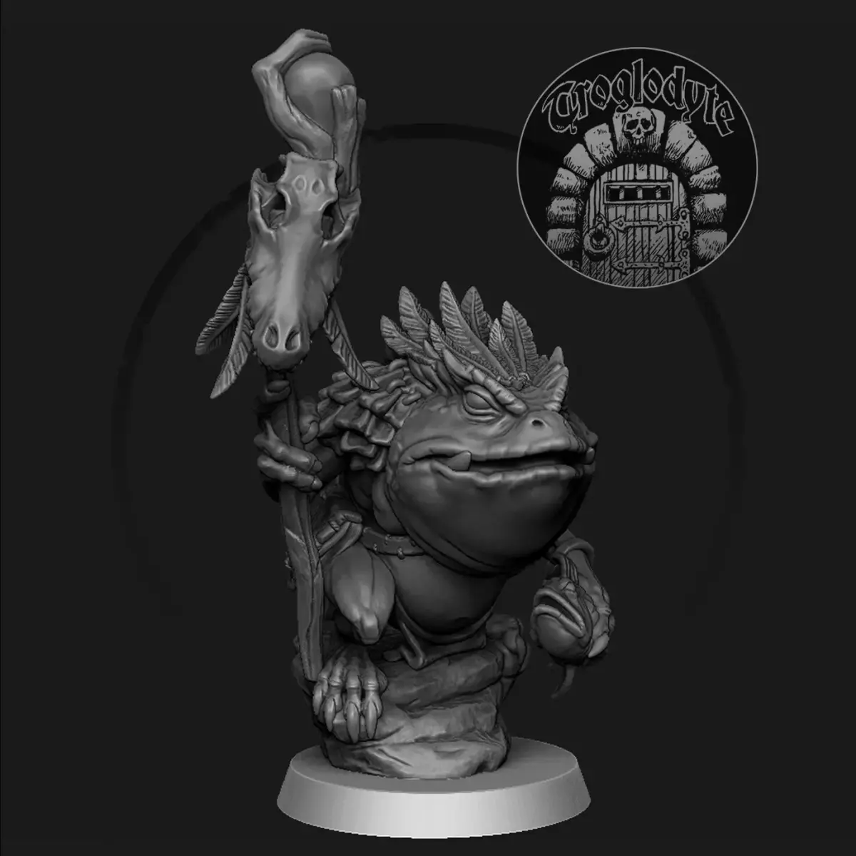Froglin shaman 3D print model