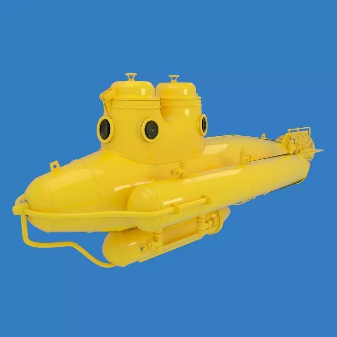 Submarine 3D model 7