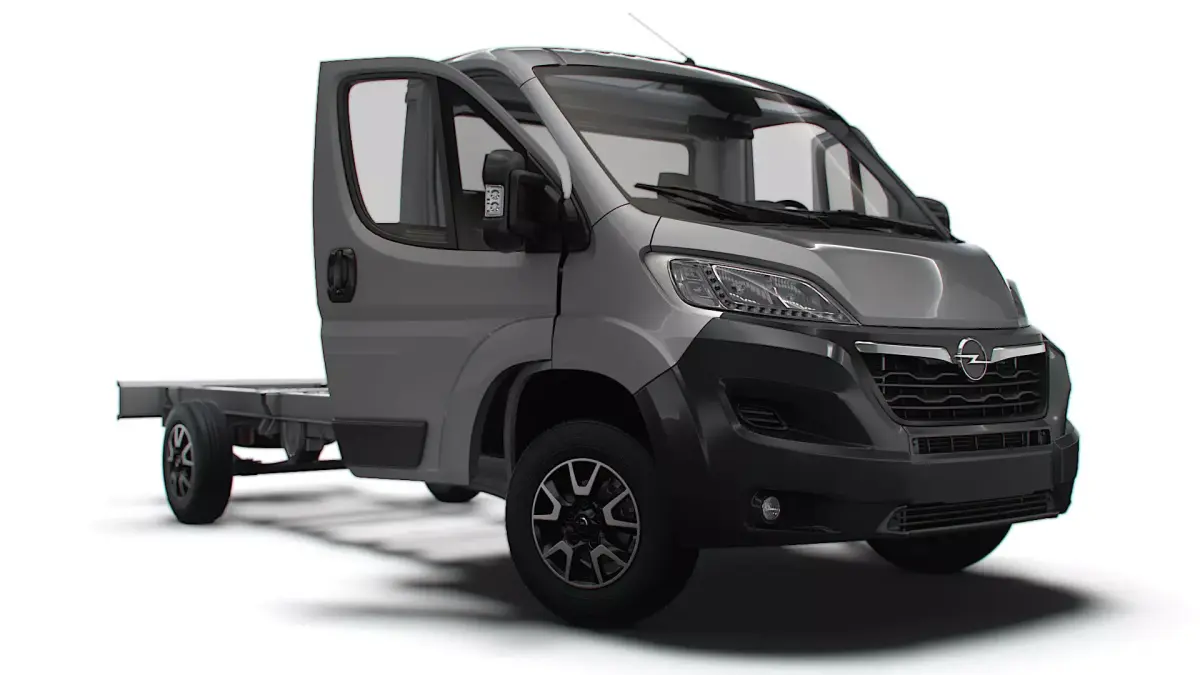Opel Movano Chassis HQInterior SCab 4035WBXL 2023 3D model
