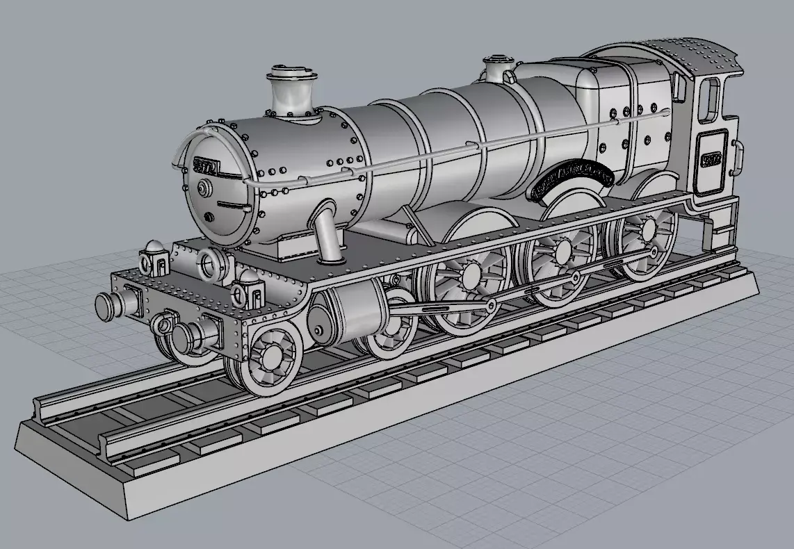 Hogwarts Express - 3D Model File STL 3D print model 3D print model