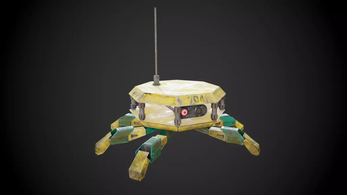 Military drone Low-poly 3D model buy
