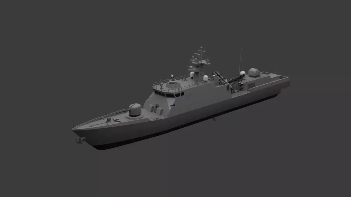 Yoon Youngha-class Patrol Missile Vessel 3D model