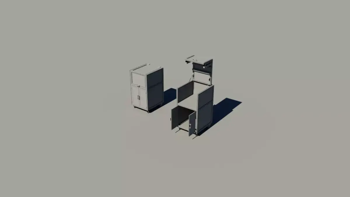 Chariot MAG 800 FBX OBJ STL Transporting and carrying Free low-poly 3D model