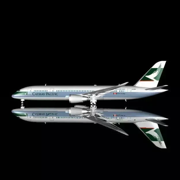 Cathay Pacific 787- 8 Dreamliner 3D model