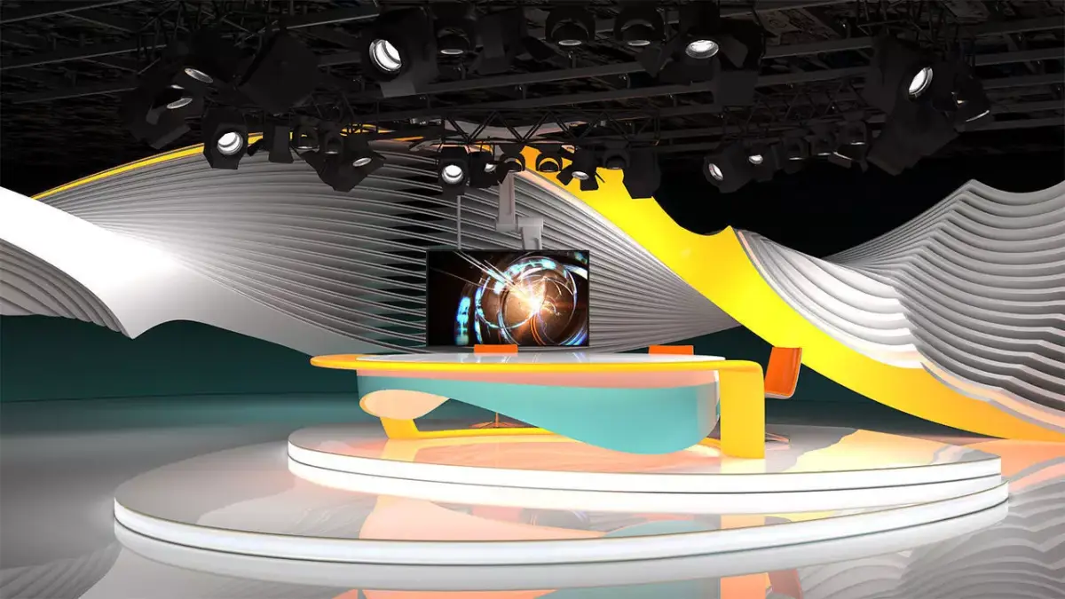 Virtual TV Studio 03 3D model