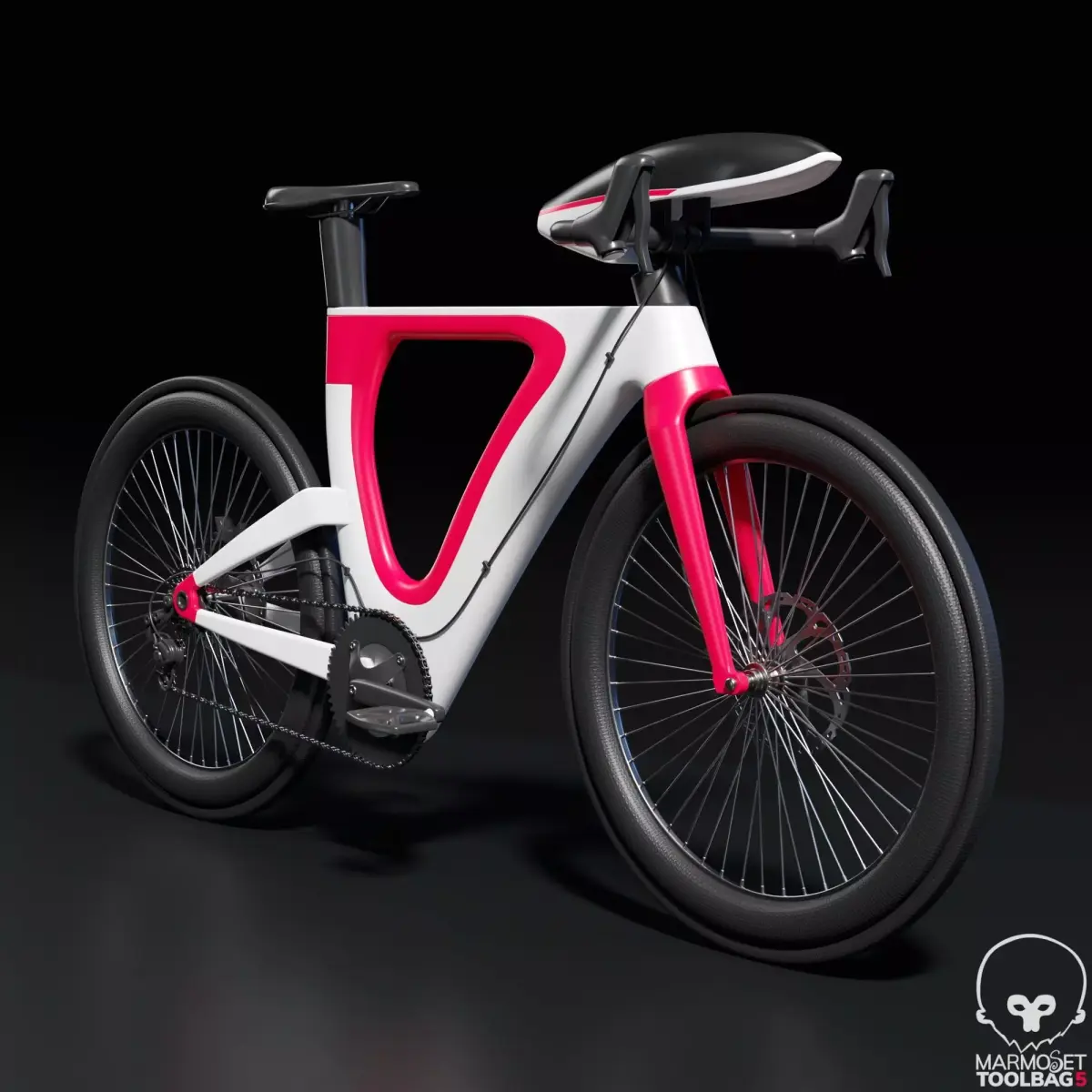 Triathlon Bike 3D model get