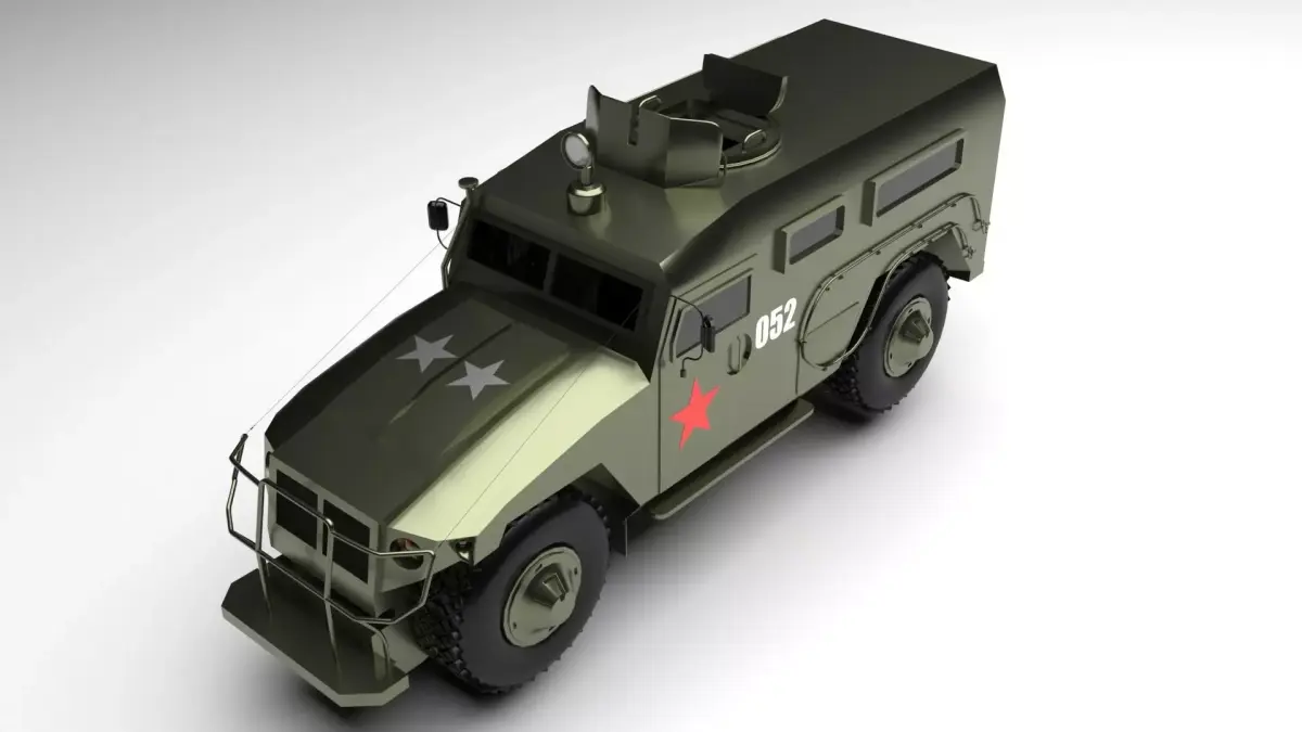 Russian Gaz Tiger 3D model