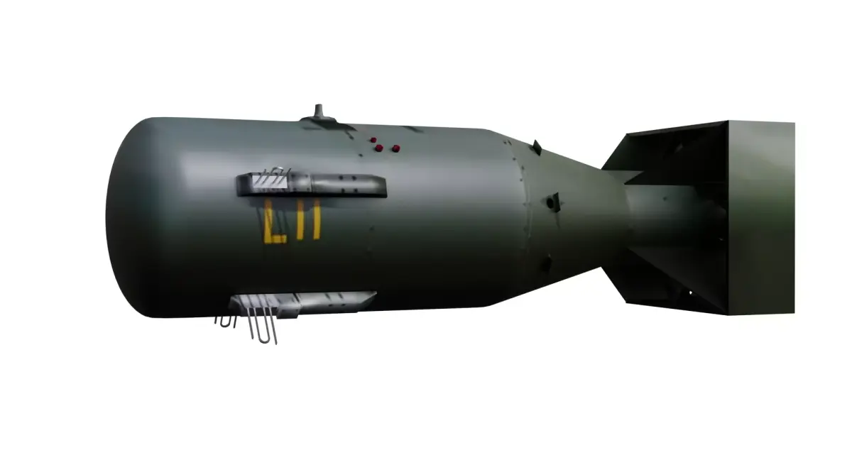 Little Boy Atomic Bomb Low-poly 3D model buy