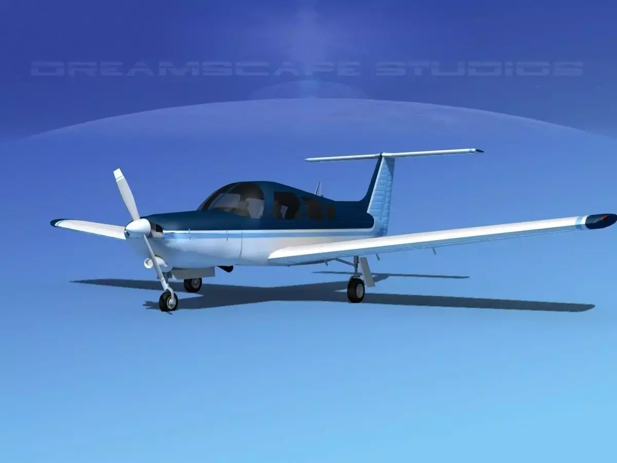Piper Turbo Arrow III 3D model 4