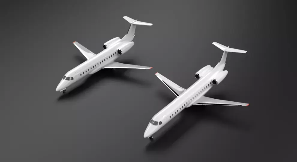 Embraer E135 E145 3D model