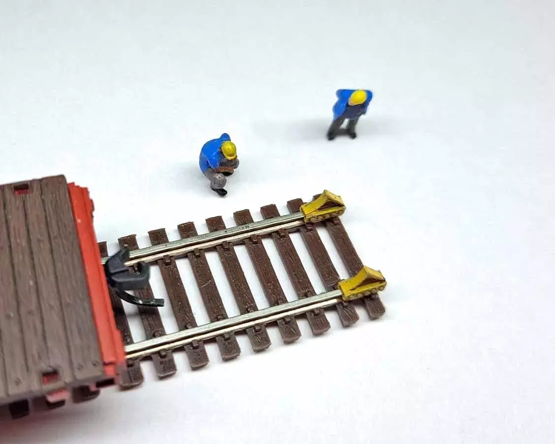 N Scale Wheel Bumper Free 3D model