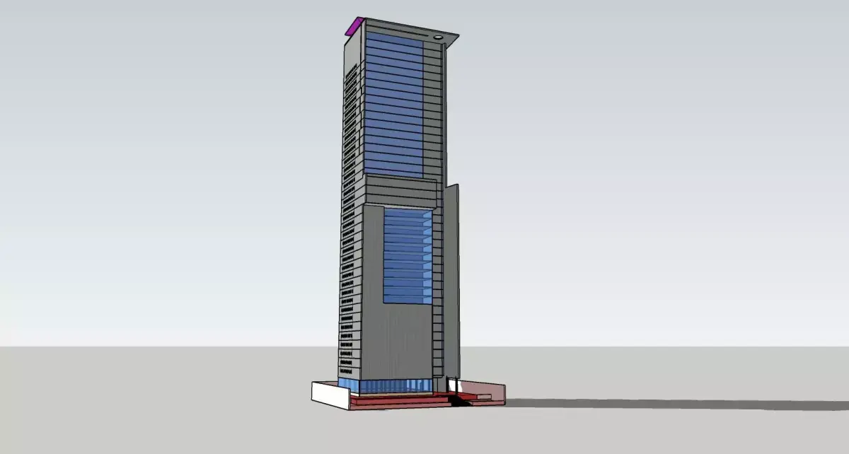 Commercial Complex 3D model purchase