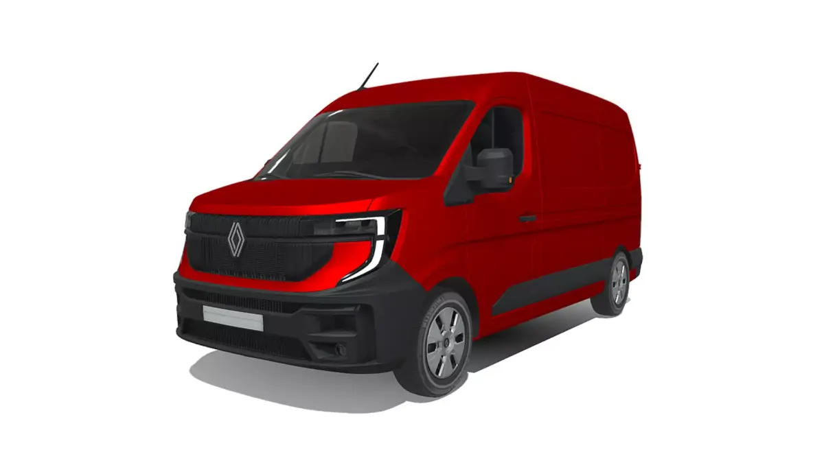 Renault Master 2024 High-Quality Commercial Van 3D model