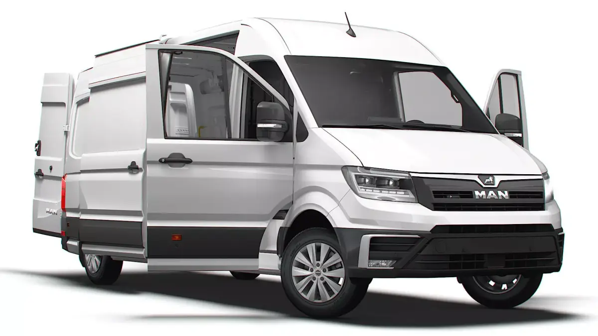 MAN TGE Van LWB HR HQInterior 2025 3D model