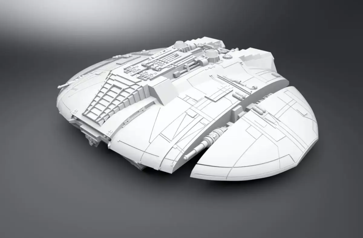 Cylon Raider 1978 Scale model 3D print model