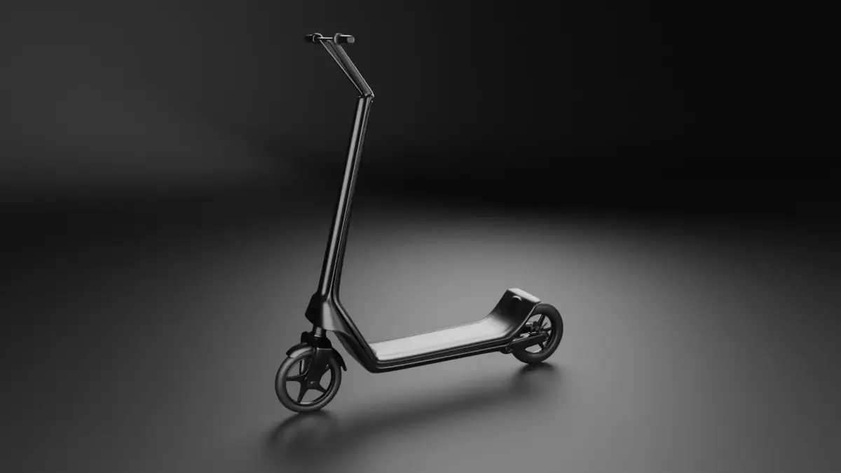 Electric Scooter 3D model purchase