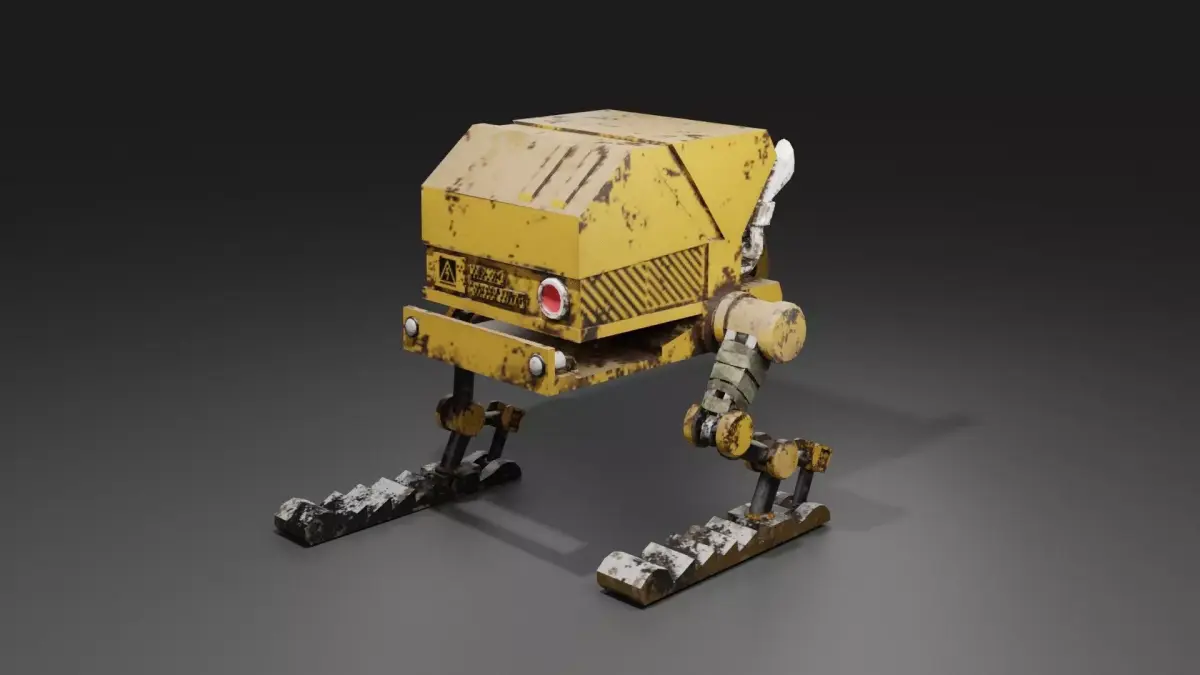 Robot at - walker 3D model