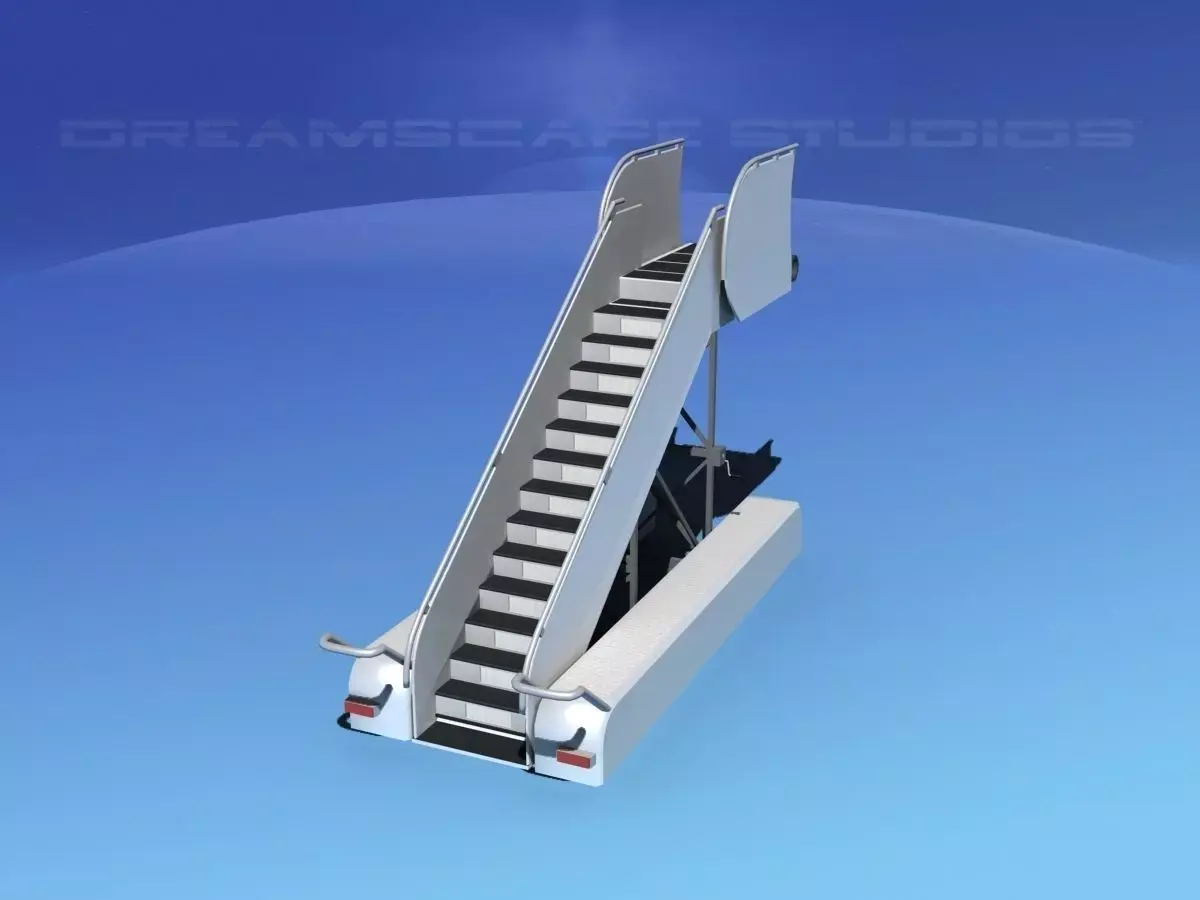 Airport Stairs 1 3D model