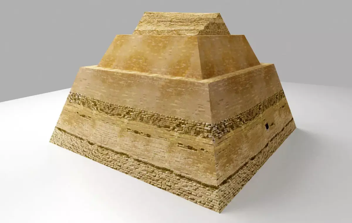 Meidum Pyramid  - The Ancient Egypt Low-poly 3D model