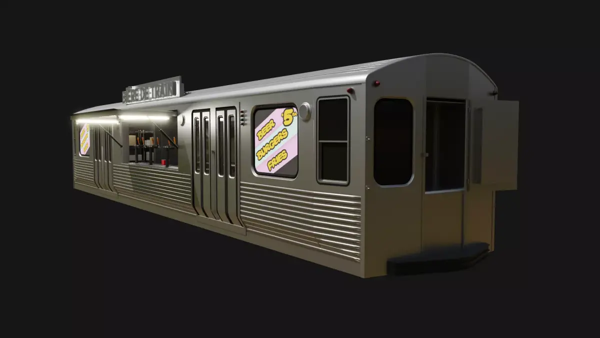 Subway Bar Free 3D model