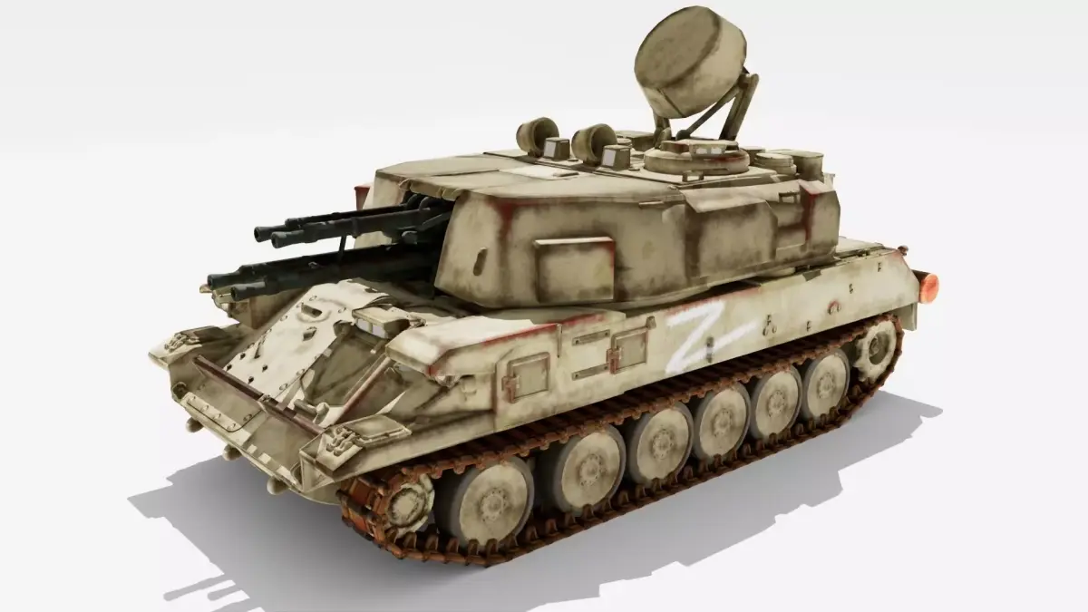 ZSU-23-4 Shilka 3D model purchase