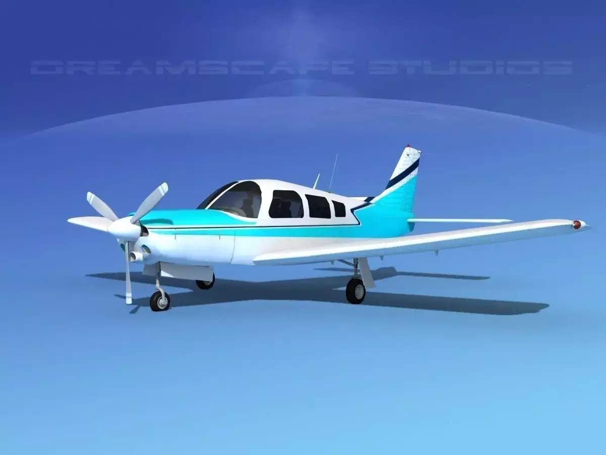 Piper Turbo Arrow 240 V12 3D model