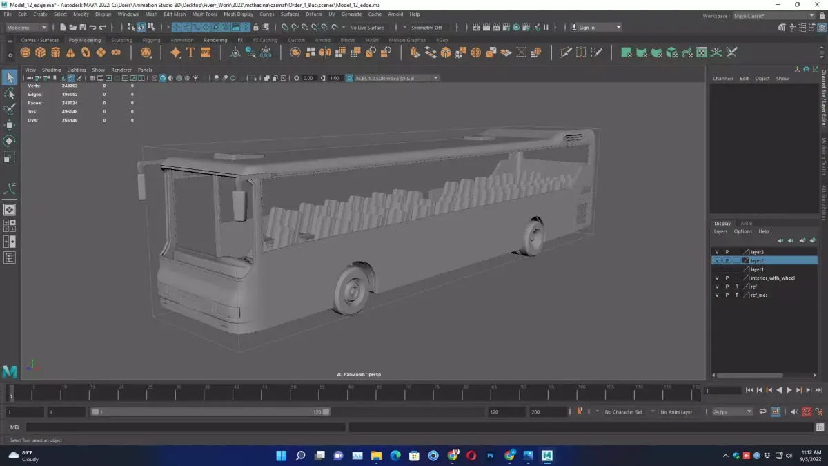 Iveco MyWay Passenger Bus  for 3D Print Model 3D print model