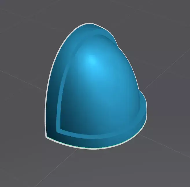 Plain Shoulder Pad 2 Free 3D model