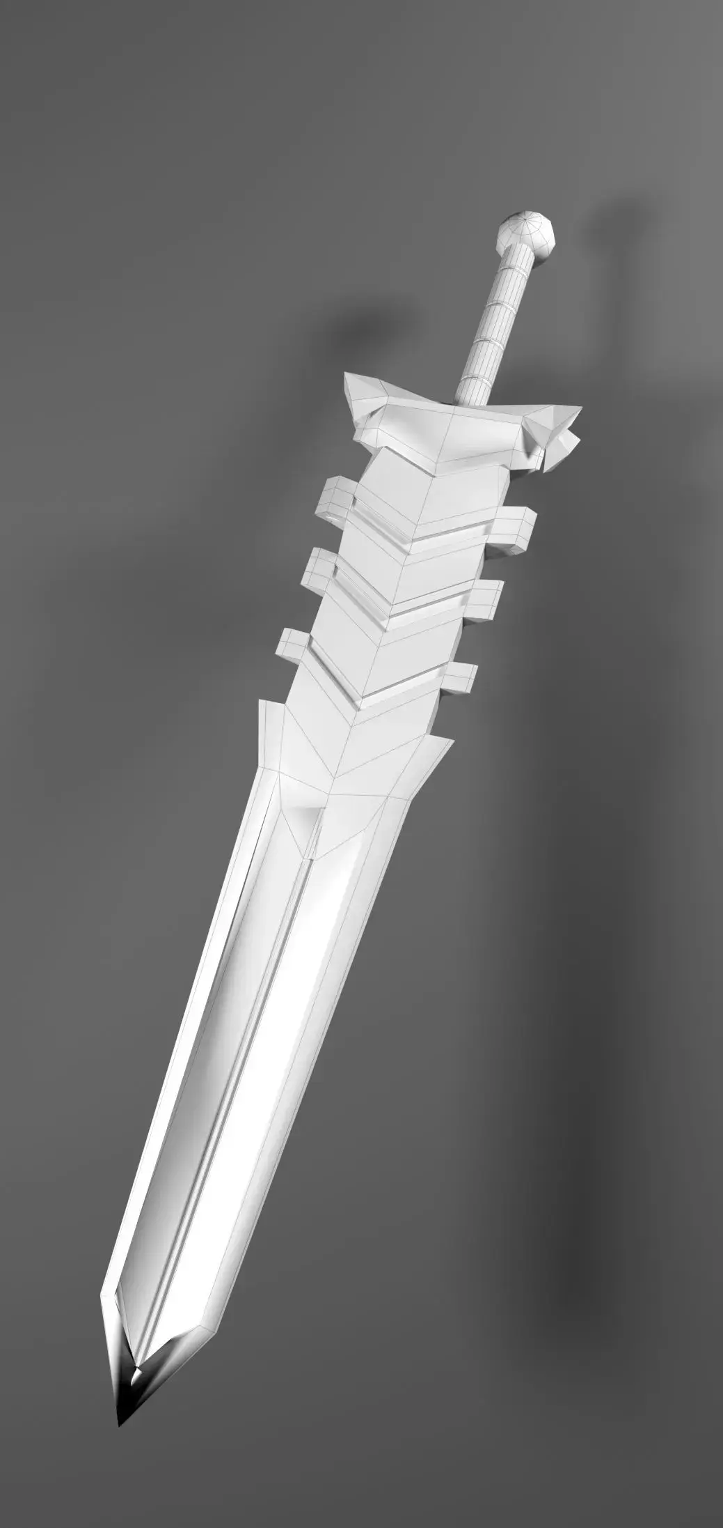 Sword Free low-poly 3D model 9