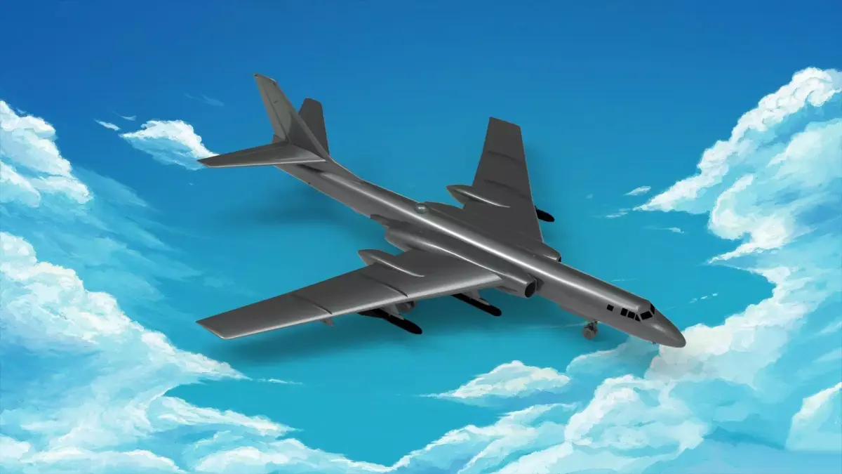 Xian H-6 3D model buy