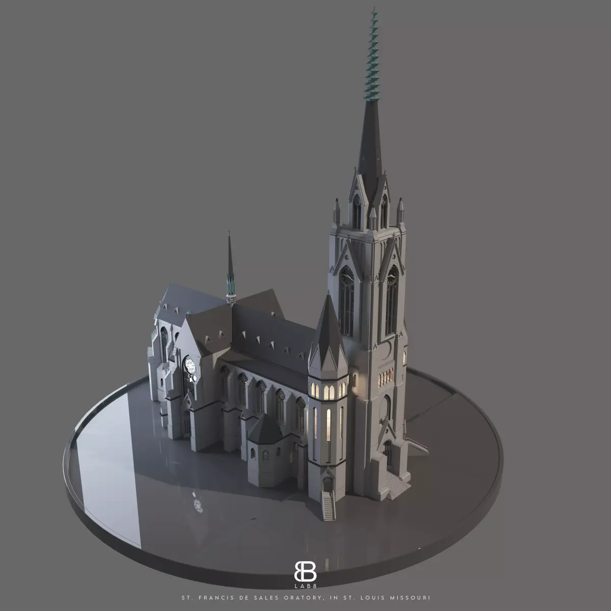 St Francis de Sales Church 3D model
