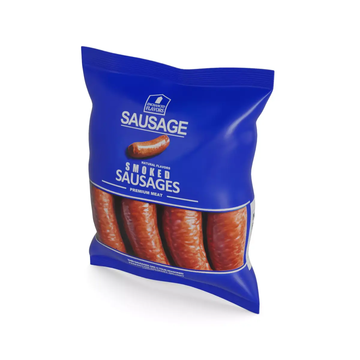 Smoked sausages Smoked Sausages Low-poly 3D model purchase