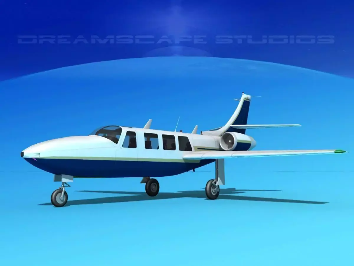 Piper Aerostar FJ-100 Fanjet V02 3D model