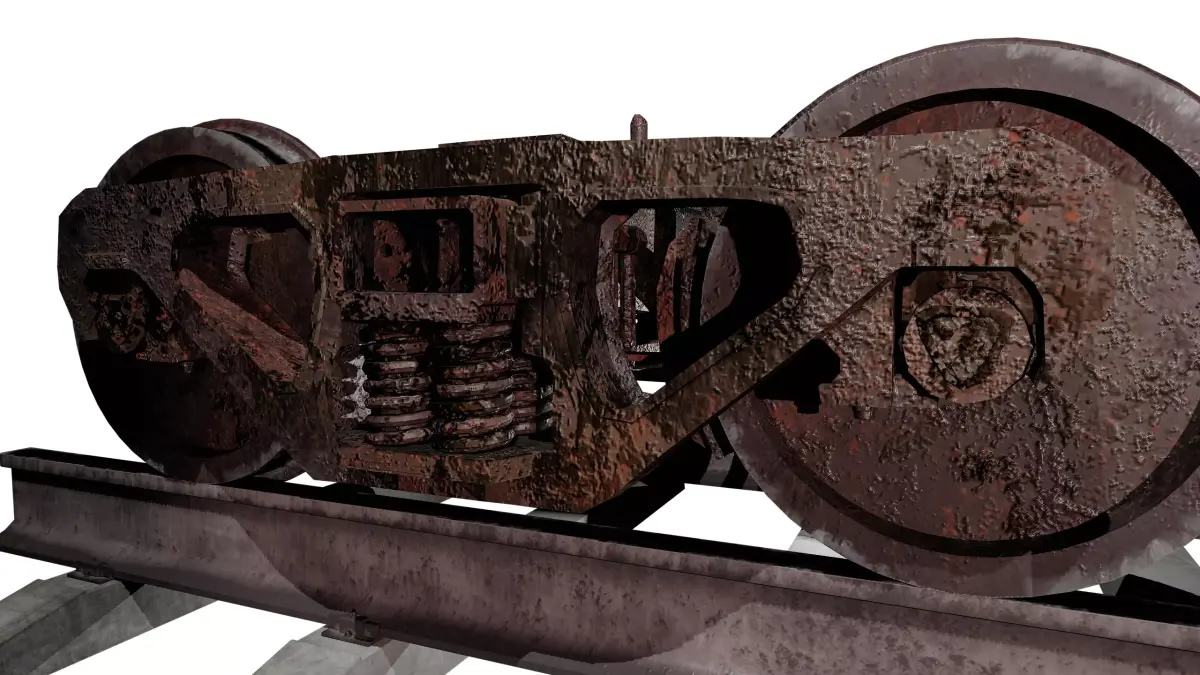 Train Wheel 3D model purchase