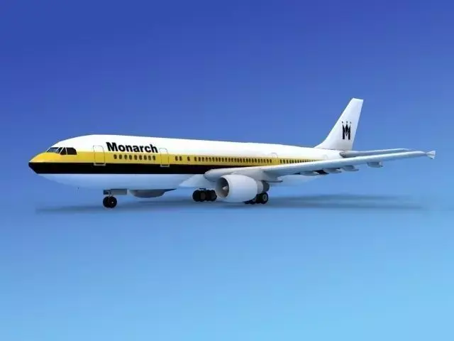 Airbus A300 Monarch 1 3D model