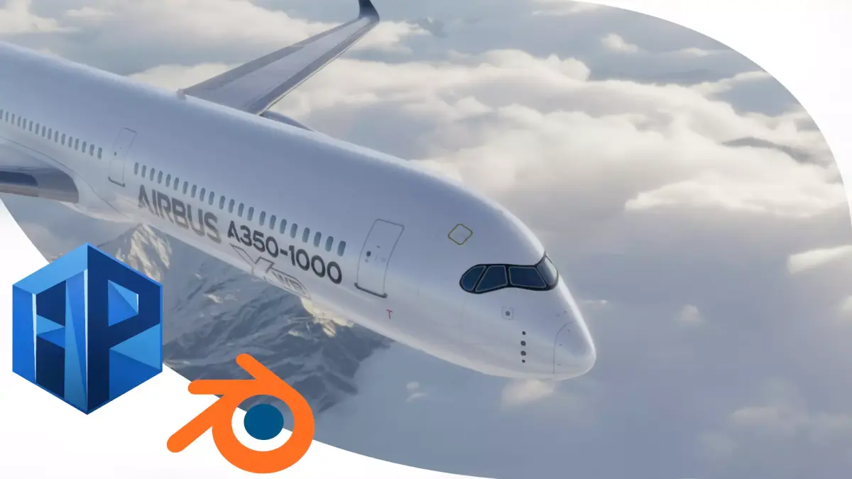 Airbus A350-1000 XWB AIRBUS LIVERY Low-poly 3D model