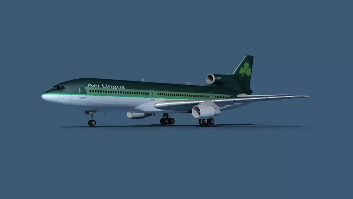 Lockheed L-1011-50 Aer Lingus 3D model