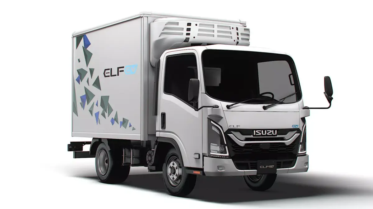 Isuzu Elf EV Refrigerator 2024 3D model