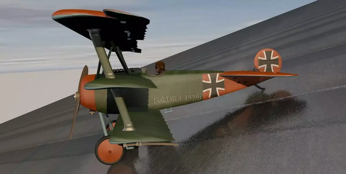 Fokker Dr-1 Triplane 3D model