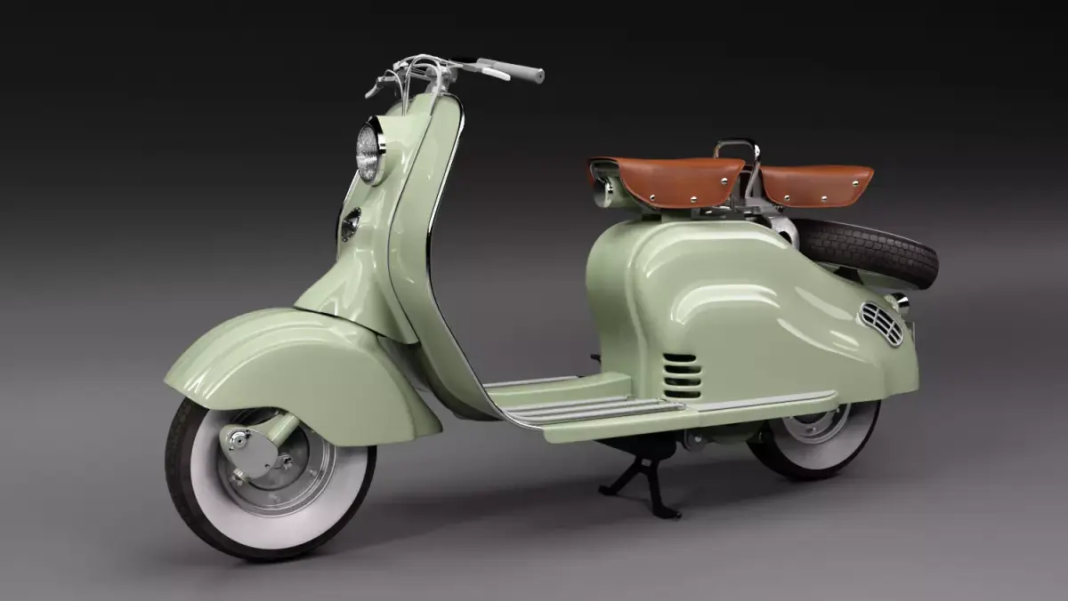 Lambretta 125 LD 3D model