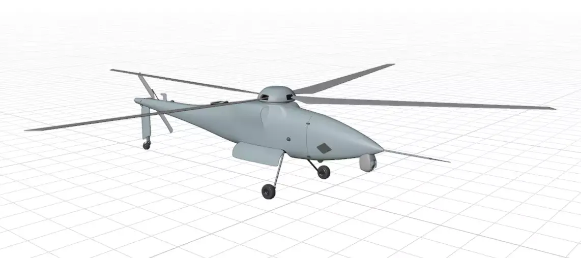 Boeing A160 Hummingbird - THE ALL SEEING ROBOCOPTER  - Low-poly 3D model