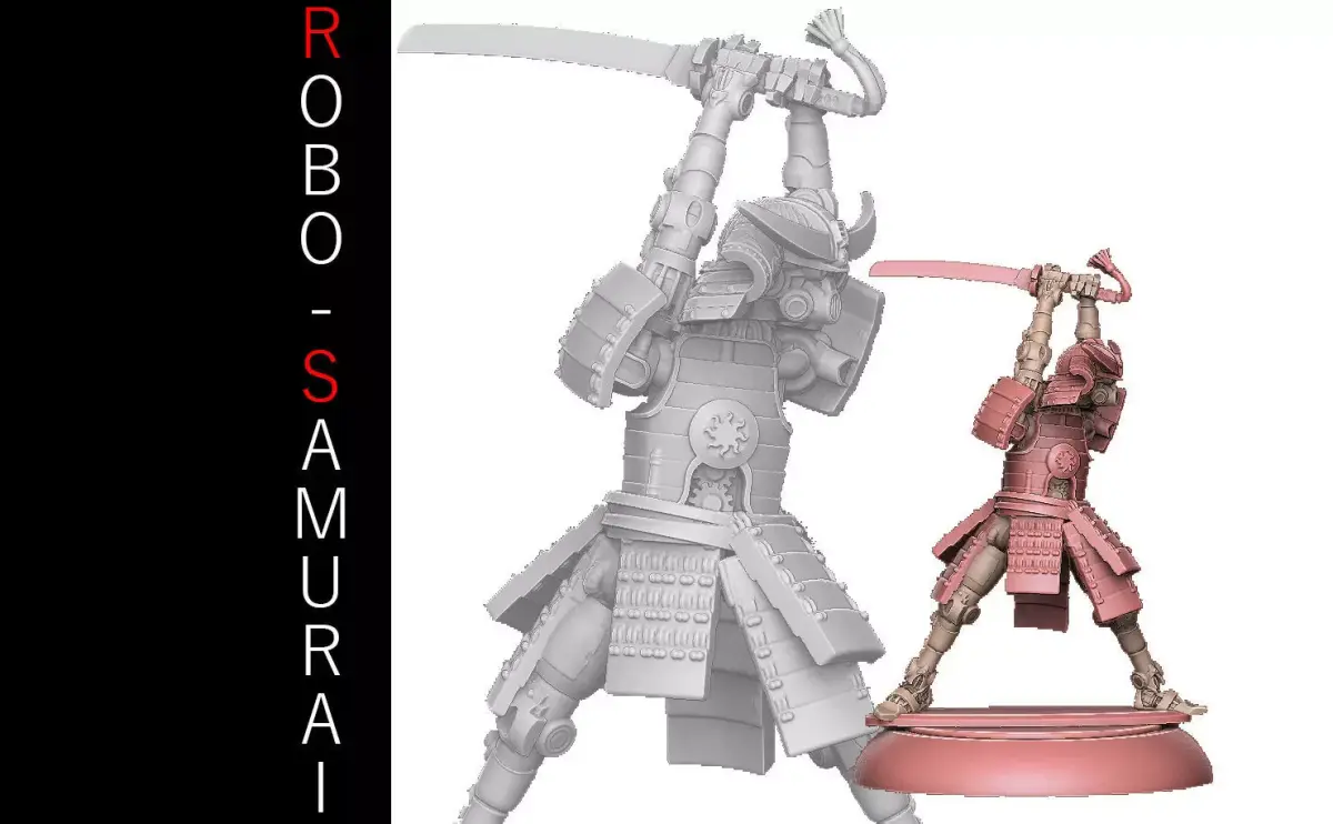 Robo Samurai Mk 8 3D print model