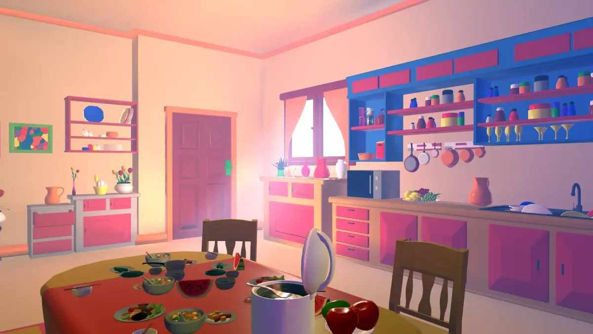 Asset - Cartoons - Kitchen  - 3D model Low-poly 3D model