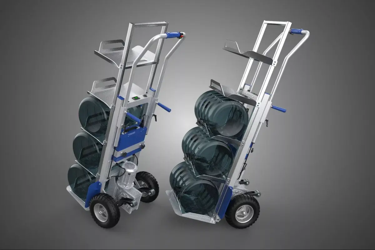 ELECTRIC STAIR CLIMBER HAND TRUCK GALLON WATER BOTTLE JUG BUCKET 3D model