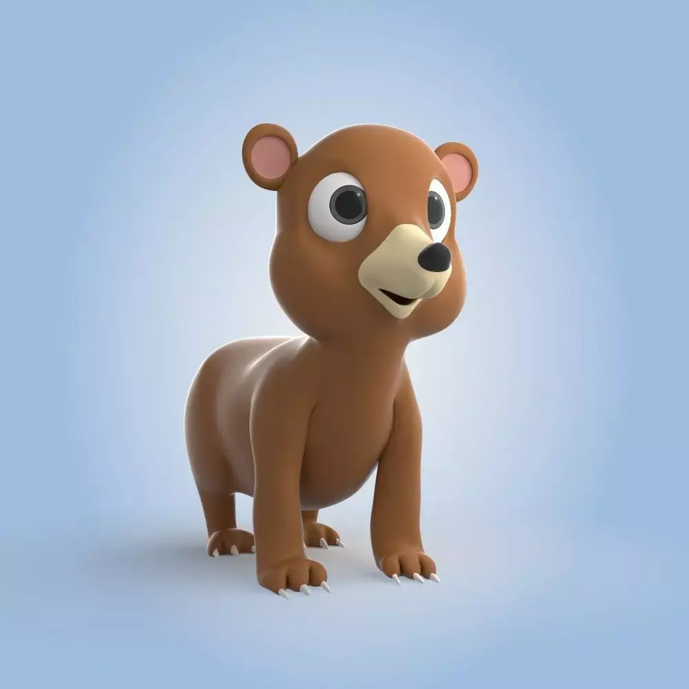 Cartoon Bear 3D model