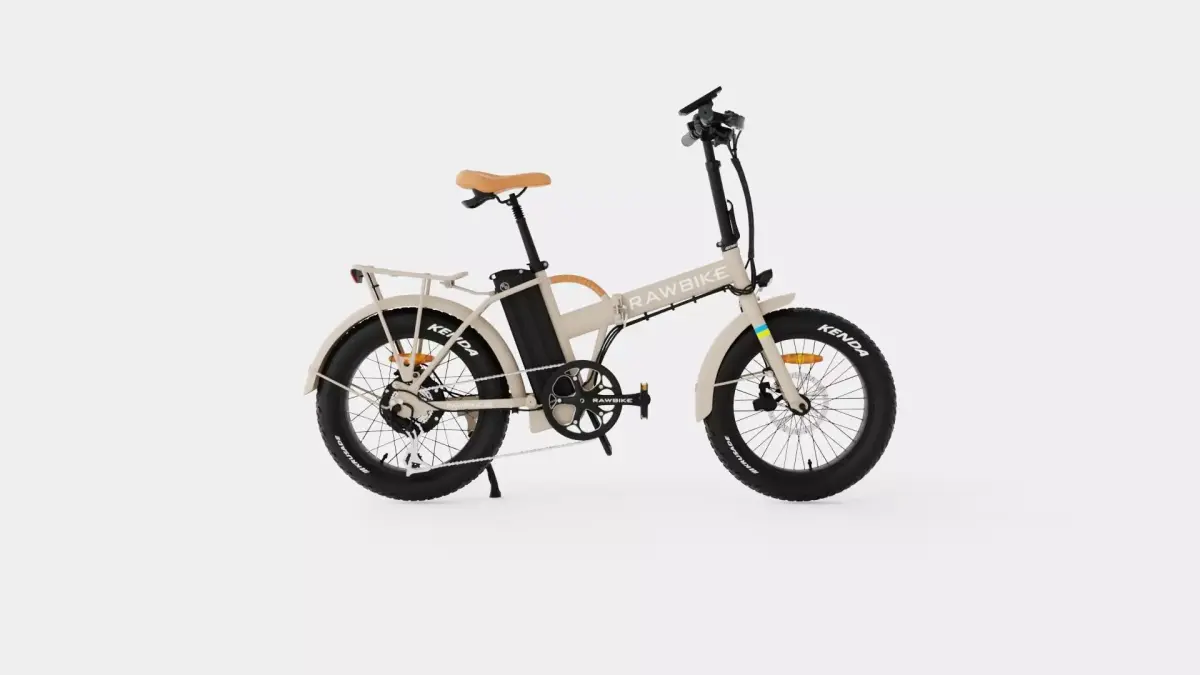 Sandstorm Bike Low-poly 3D model