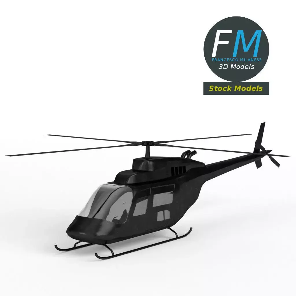 Helicopter 3D model 24