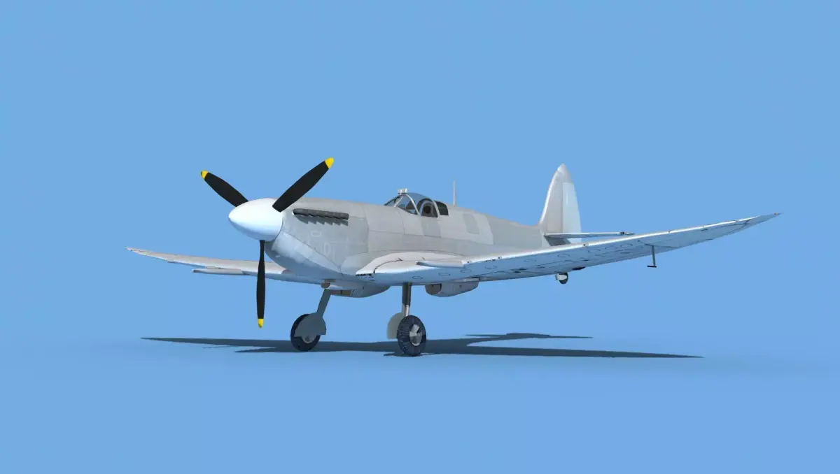 Supermarine Spitfire Mk VIIIb V00 3D model
